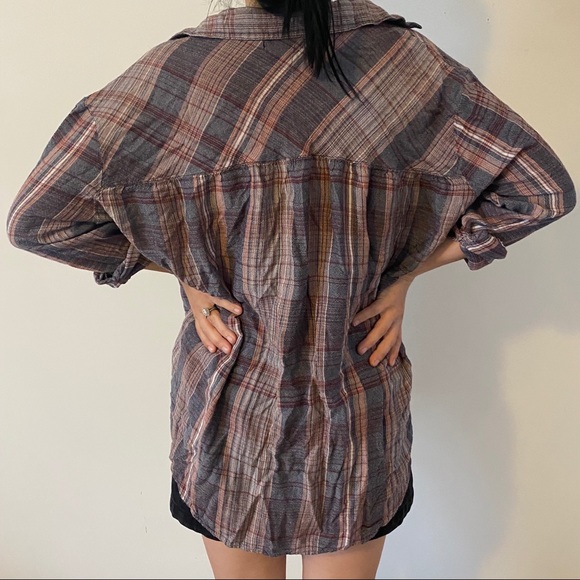 BDG Flowy Plaid - Picture 3 of 4